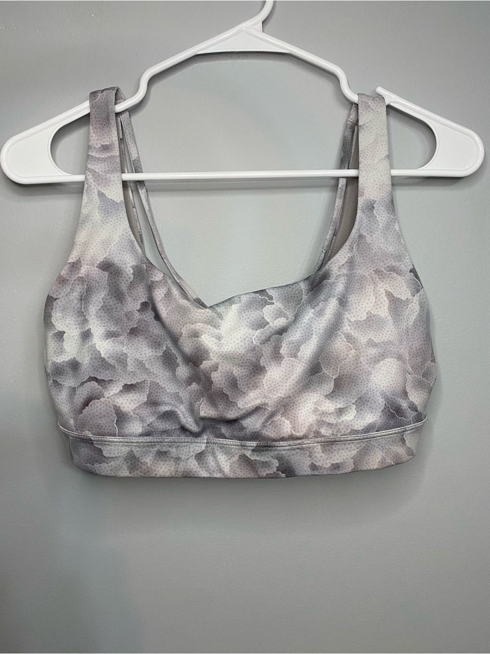 Athleta Grey Sports Bra Women’s Size M